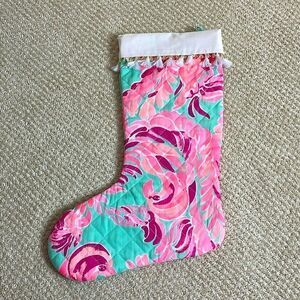 NWOT Lilly Pulitzer Christmas Stocking